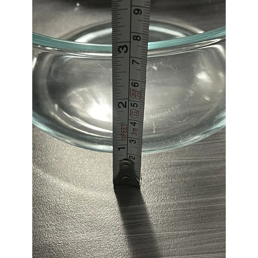 PYREX‎ Mixed Lot ) 3 Clear Mixing Bowls